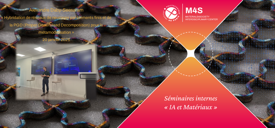 Séminaire "IA et Matériaux" de M4S : retours sur la présentation d'Alexandre Daby-Seesaram du Laboratoire de Mécanique et de ses Interfaces (20 janvier 2026)