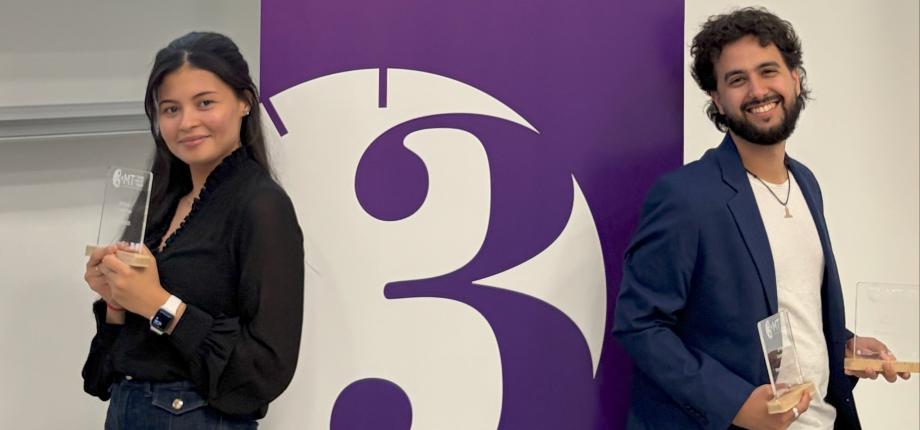 Safa Gharbi et Juan Lorenzo Santana Gonzalez remportent le concours 3MT® IP Paris 2026
